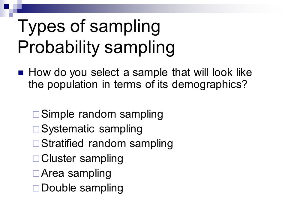 5 Simple Random Sampling and Other Sampling Methods